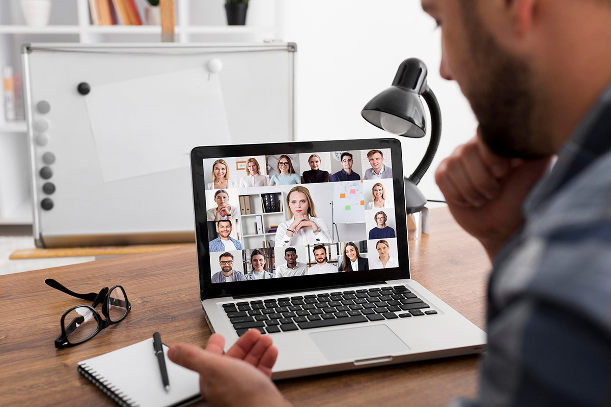online-vergaderen-uitleg Hybride vergaderen met alle collega's